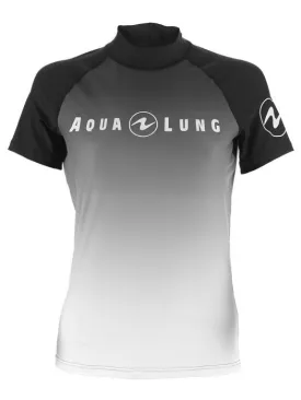Aqualung Rash Vest White - Short Sleeve