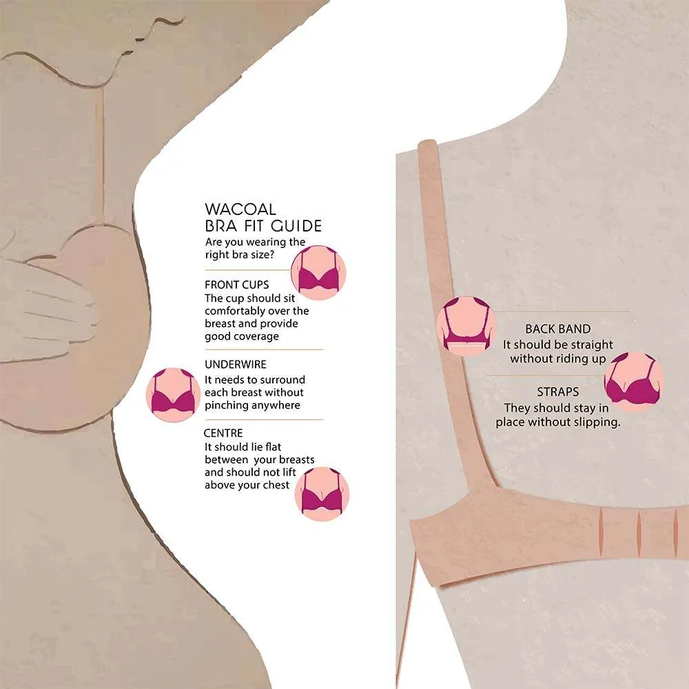Awareness Non Padded Wired Full Coverage Full Support Plus Size Bra - Peach