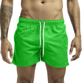 Beach Short for Men Running Training Athletic Shorts with Pockets Drawstring Waist Summer Gym Running Workout Pants