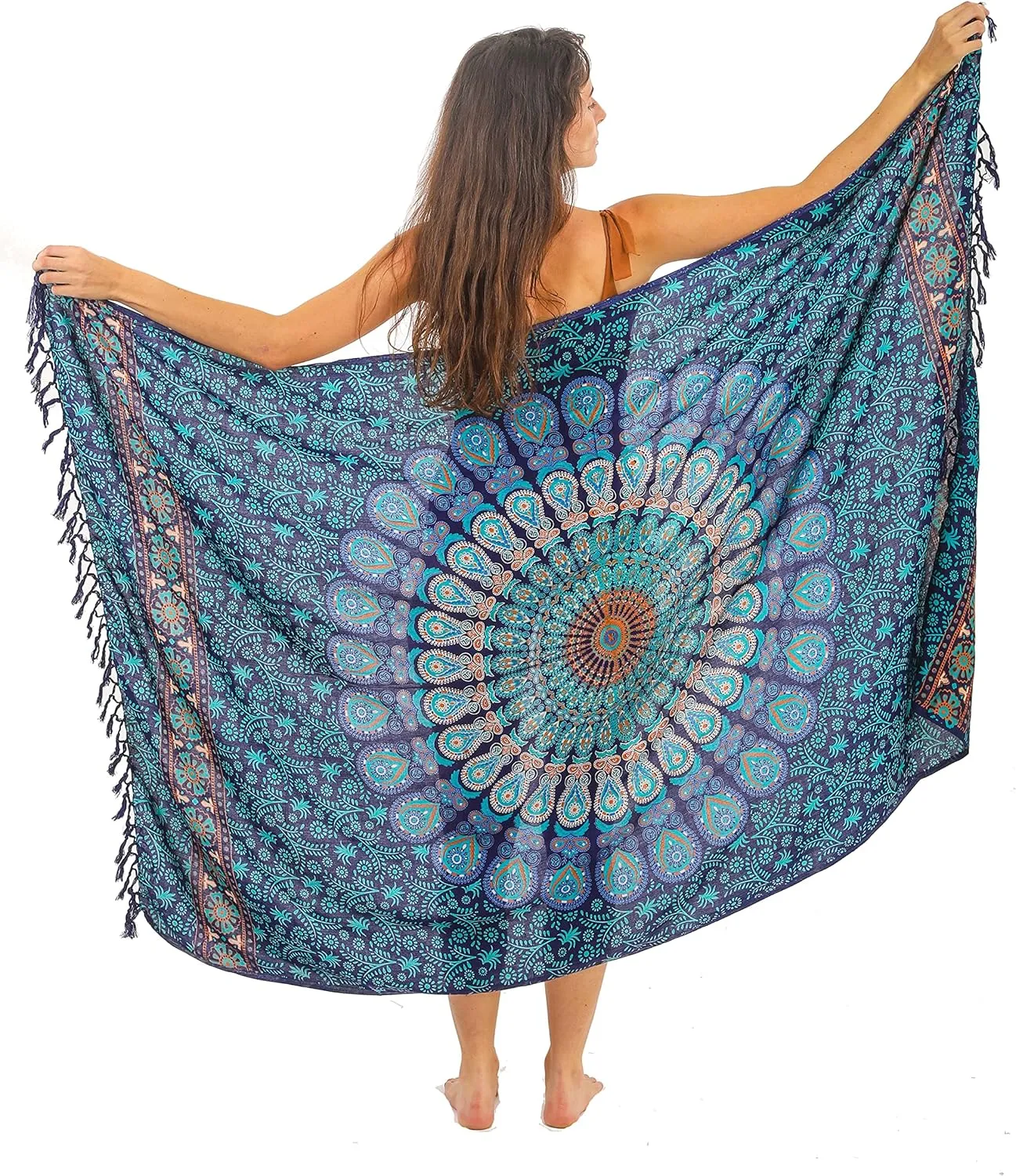 Boho Chic Pareo - Mandala Pareo - Bikini Swimsuit Cover Up - Beach Dress - Wrap