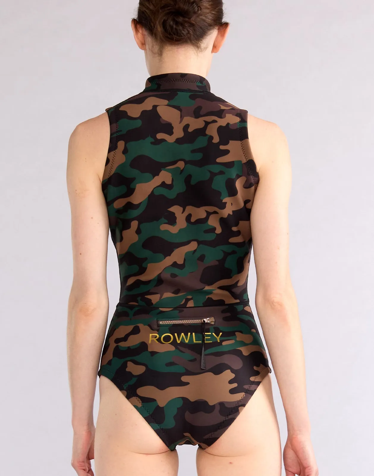 Camo Sleeveless Wetsuit