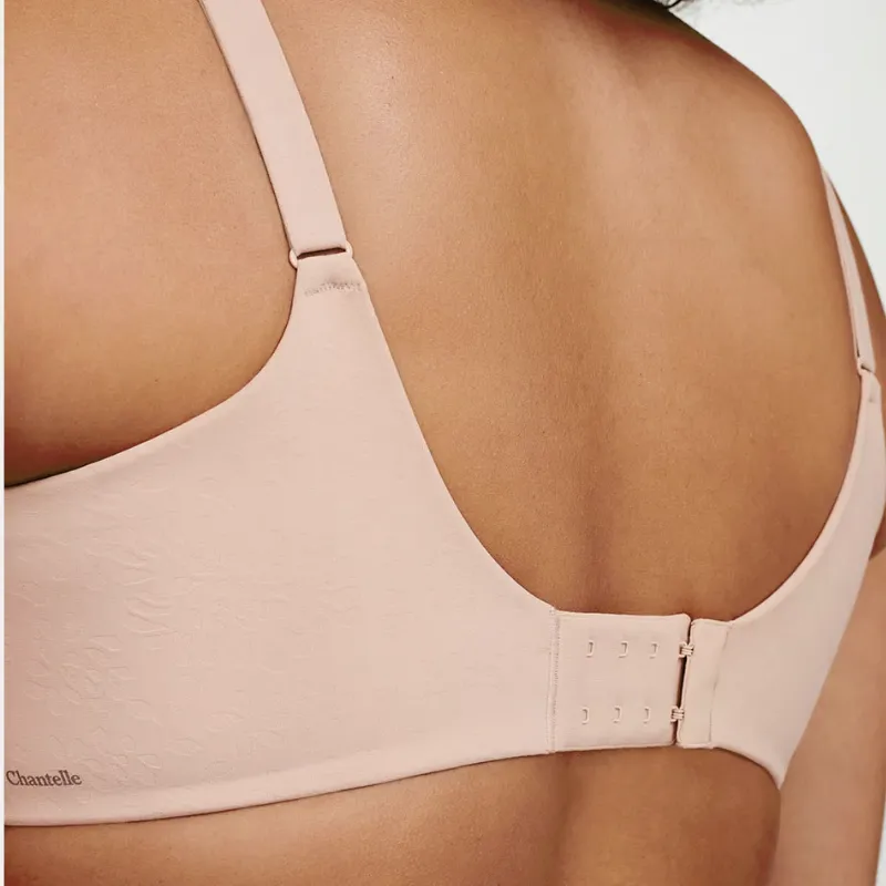Chantelle Comfort Chic Back Smoothing Minimizer Bra Soft Pink