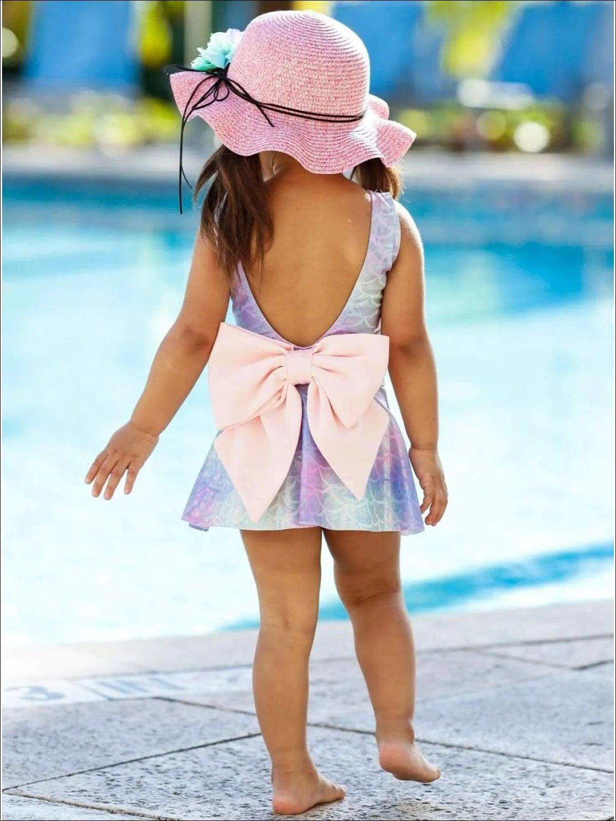 Girls Be A Mermaid and Make Waves One Piece Swimsuit