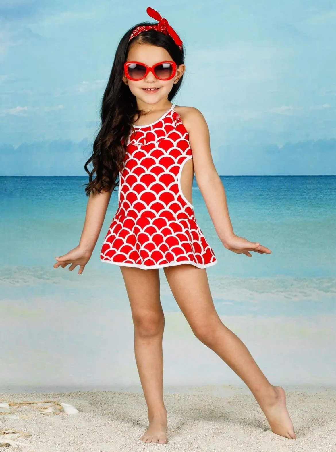 Girls Retro is the New Modern One Piece Swimsuit