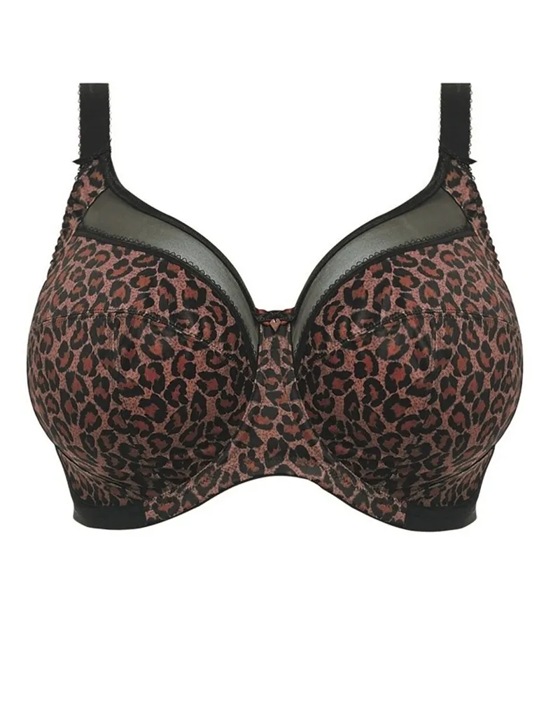 Goddess Kayla GD6164 Dark Leopard UW Full Coverage Bra