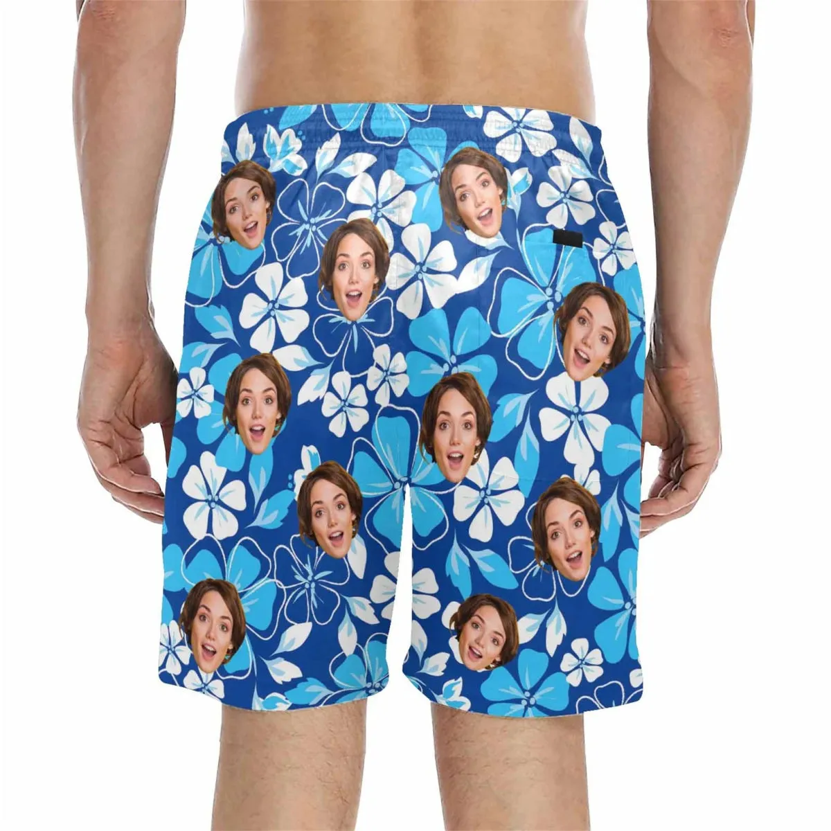 Hawaii - Face Swim Trunk Party Vacation - Personalized Short