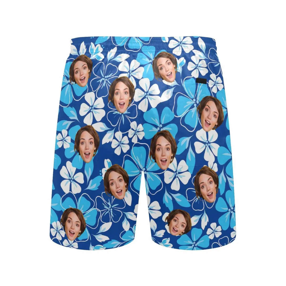 Hawaii - Face Swim Trunk Party Vacation - Personalized Short