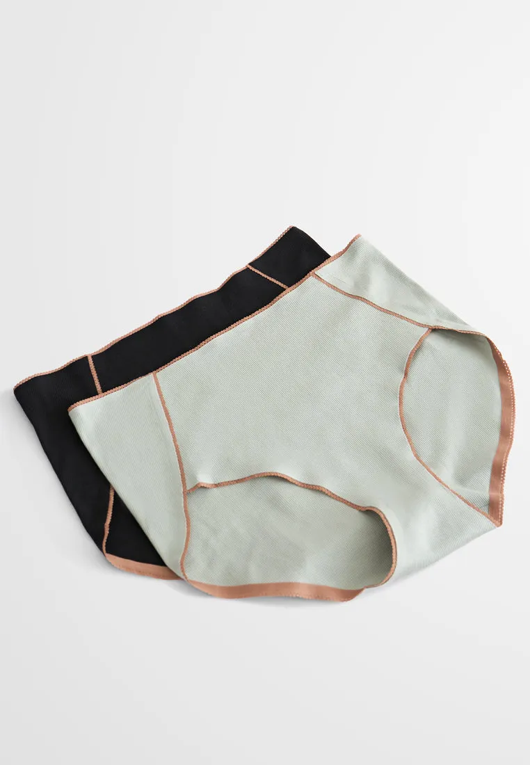 Hazel High Waisted Panties (2 pc) - Mixed
