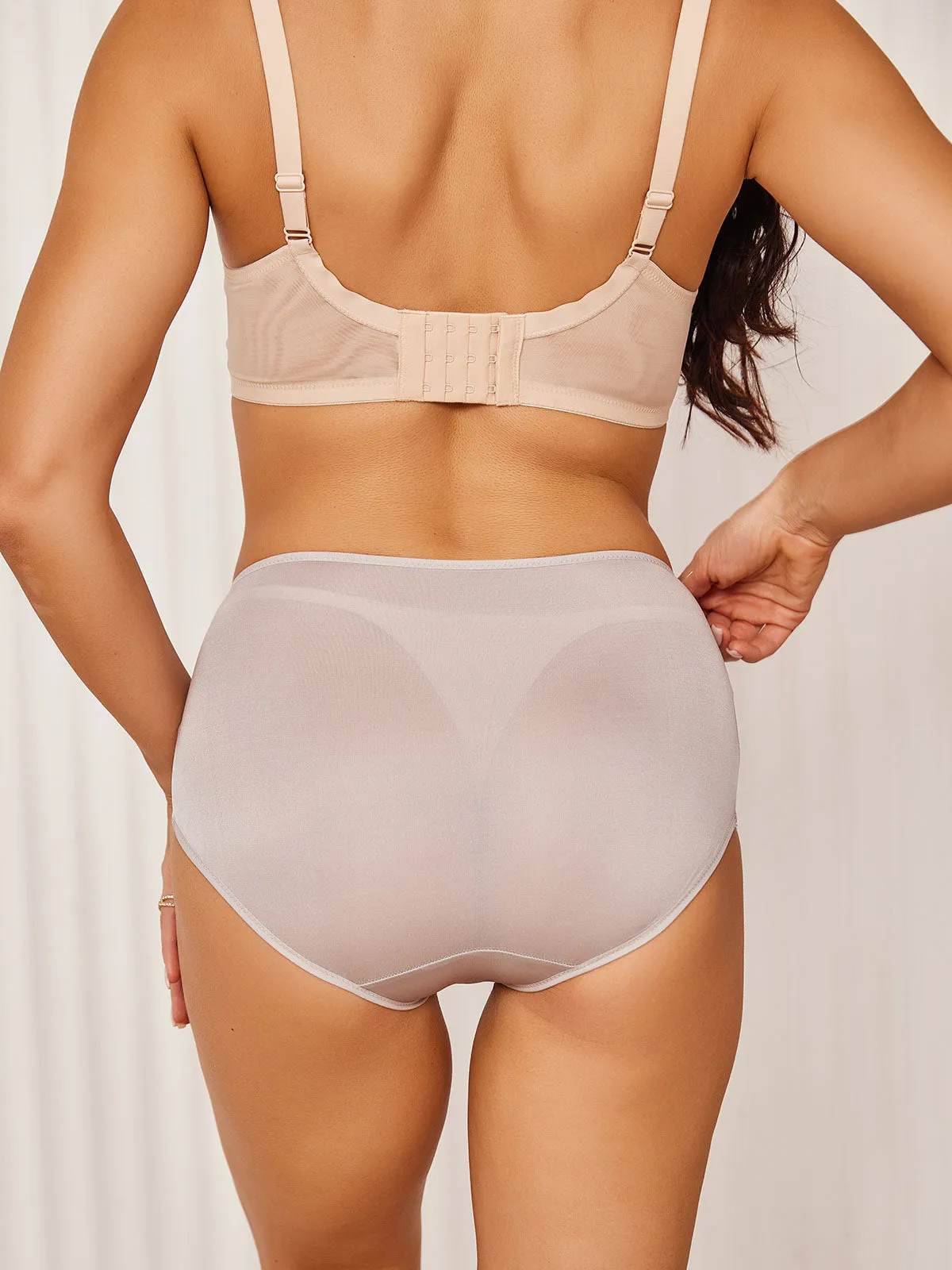 High Waist Mulberry Silk Knitted Panty (Bra NOT Included)