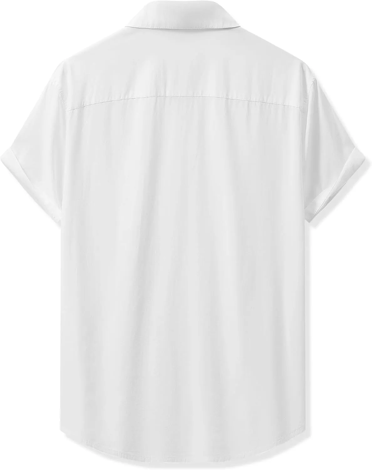 JMIERR Mens Linen Shirts Casual Short Sleeve Button Down Shirts Wrinkle Free Vacation Beach Summer Tops