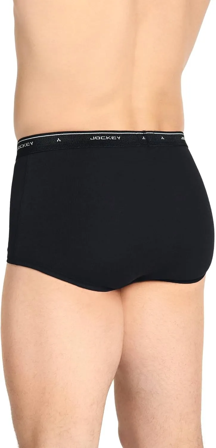 Jockey Men's Underwear Classic Full Rise Brief - 3 Pack