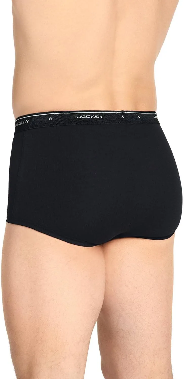 Jockey Men's Underwear Classic Full Rise Brief - 3 Pack