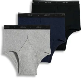 Jockey Men's Underwear Classic Full Rise Brief - 3 Pack