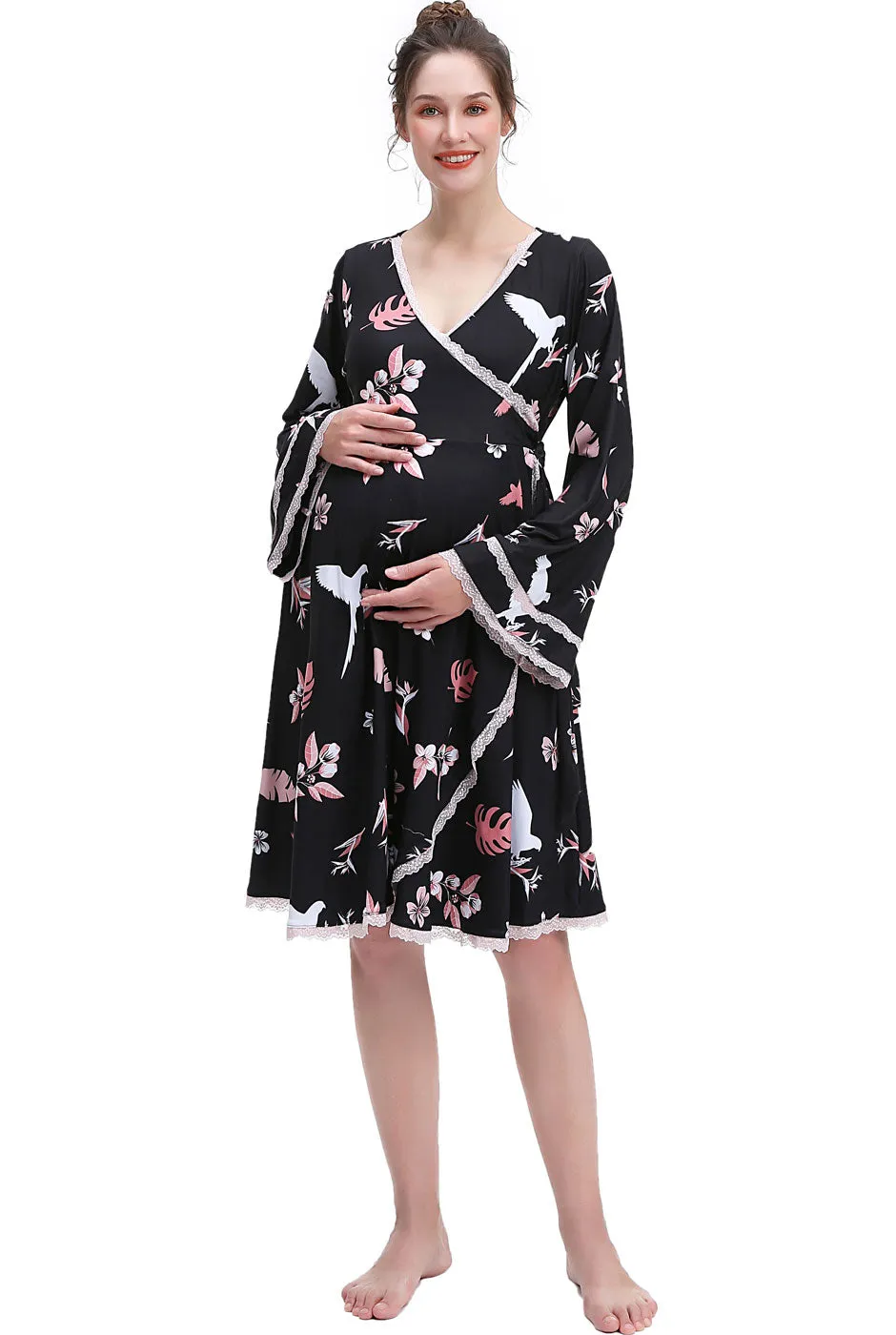 Kimi   Kai Maternity "Angela" Lounge Robe