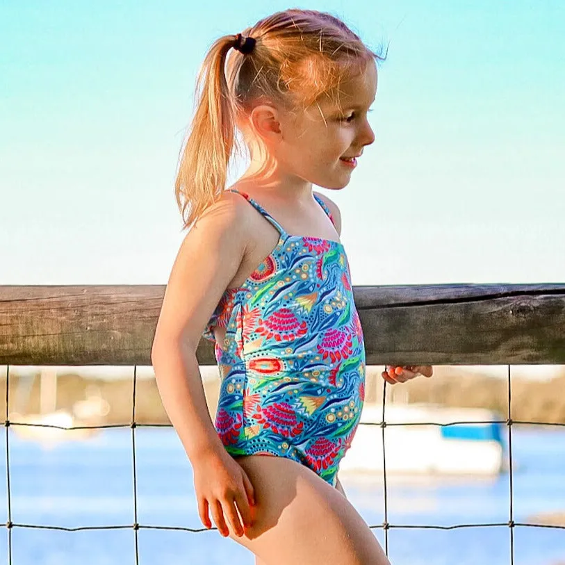 Little Girls Swimsuit | Bush Blooms