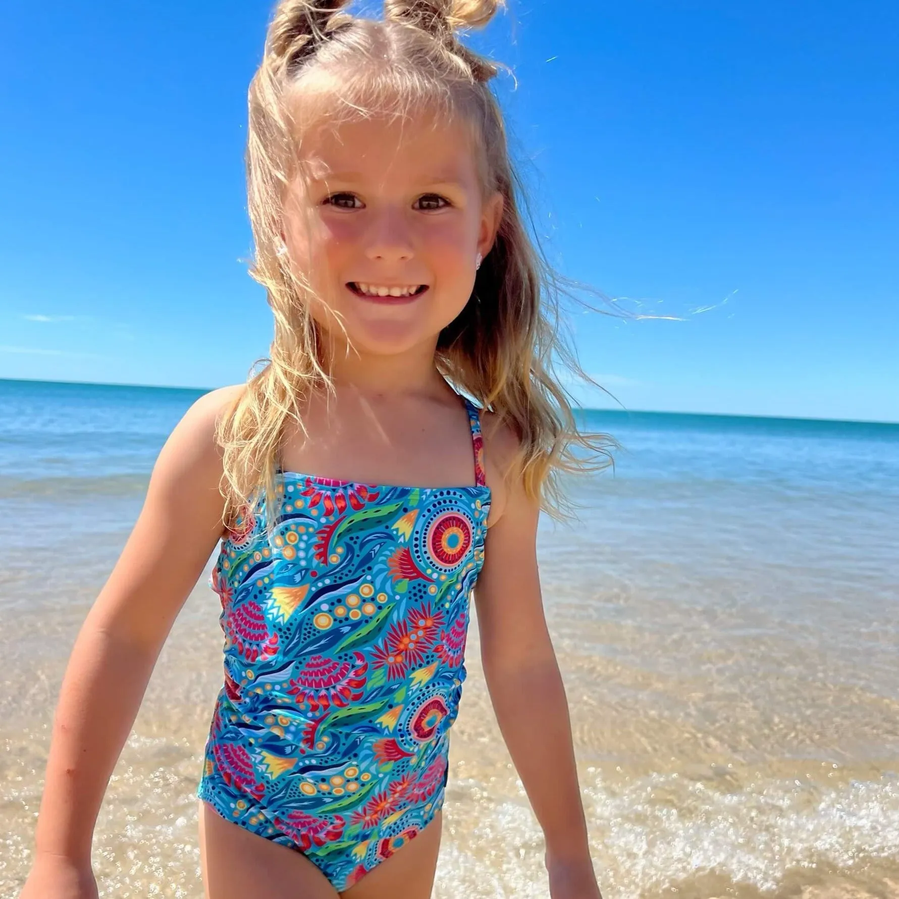 Little Girls Swimsuit | Bush Blooms