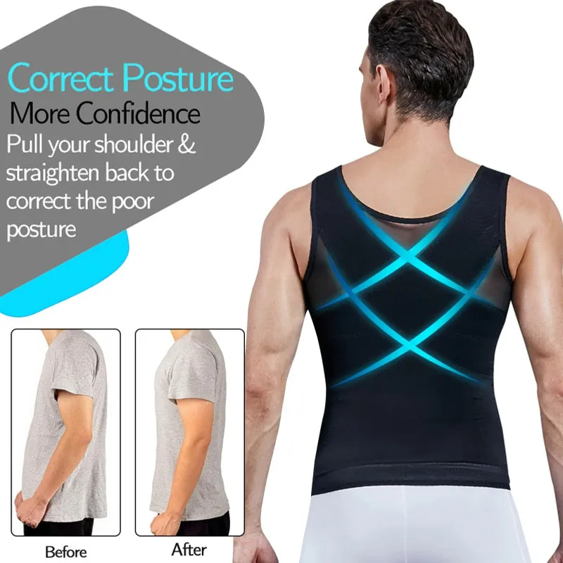 Men's Chest Compression Slimming Body Shaper