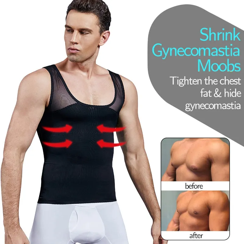 Men's Chest Compression Slimming Body Shaper