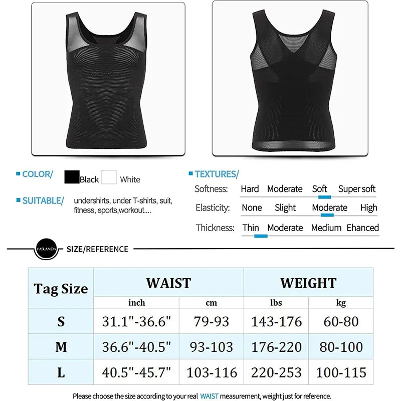 Men's Chest Compression Slimming Body Shaper