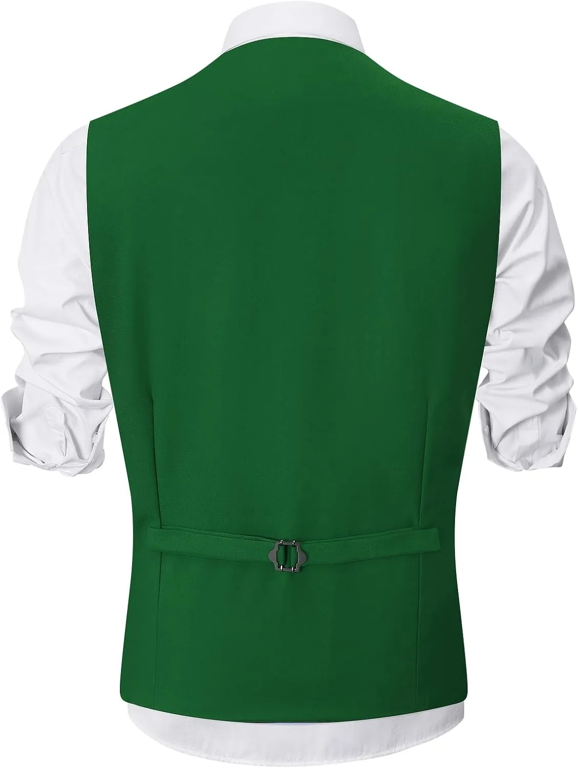 Mens Suit Vest, Business Formal Dress Vest for Men Solid Slim Fit Waistcoat, S-3XL