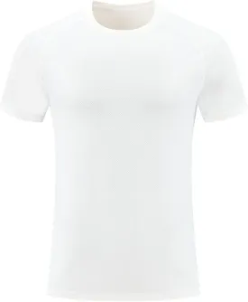 Moisture Wicking Shirts for Men Running Workout Quick Dry T-Shirt Stretch Short Sleeve Athletic Gym Clothes Crewneck