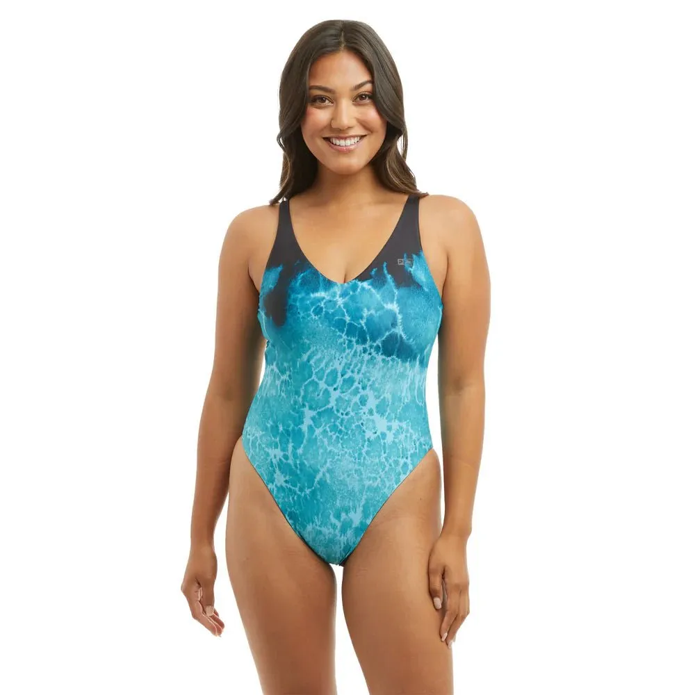 Pelagic Gear "Naples" Reversible One-Piece Swimsuit - Tahiti Blue