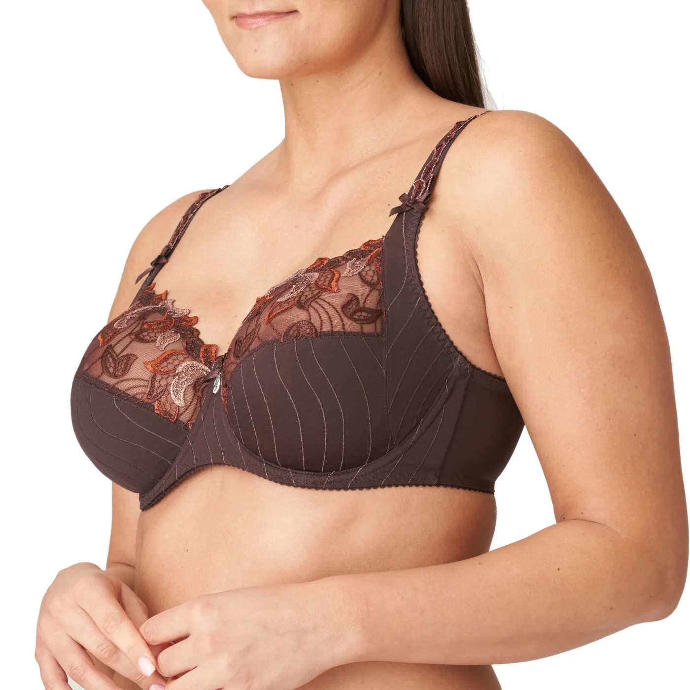Prima Donna Deauville Full Cup Wire Bra - Ristretto Brown