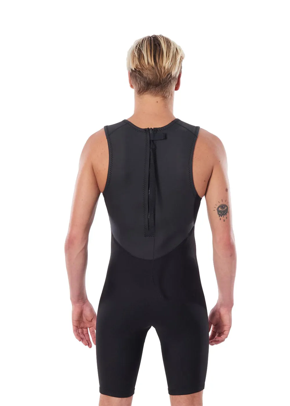 Rip Curl Mens Dawn Patrol 1.5mm Short John Wetsuit