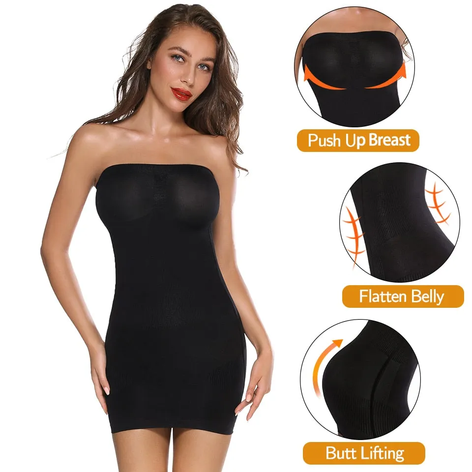 Shapewear Strapless Full Slips