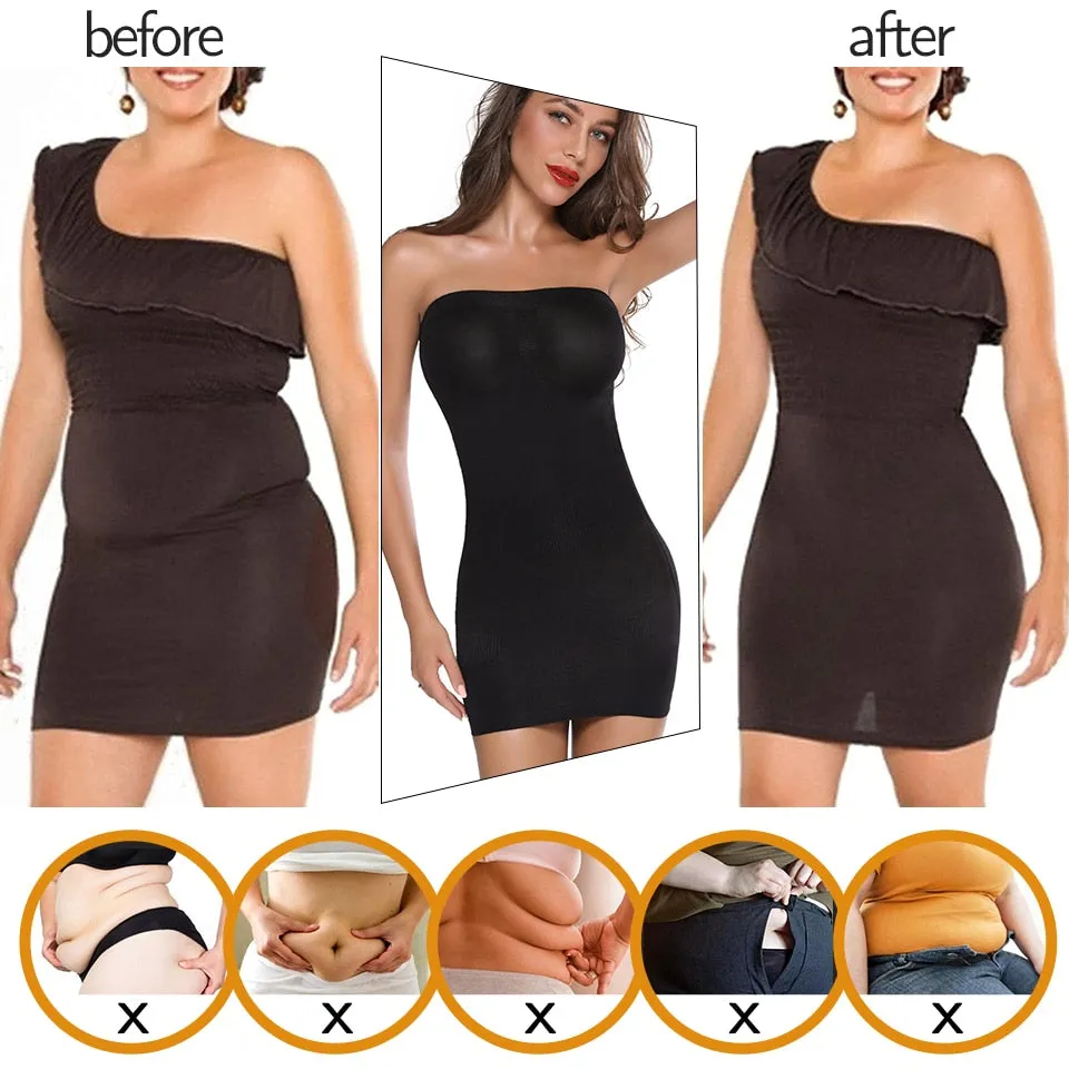 Shapewear Strapless Full Slips