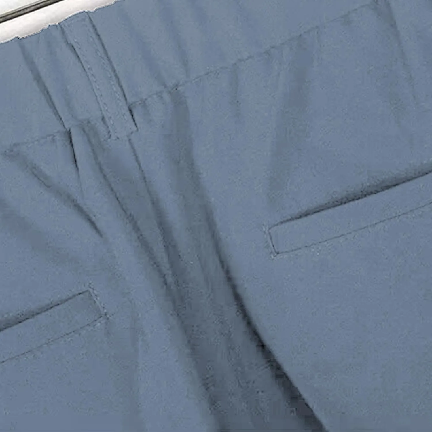 Shorts Men Casual Pleated Front Golf Work Casual Shorts Lightweight Stretch Waist Button Dress Pants with Pockets