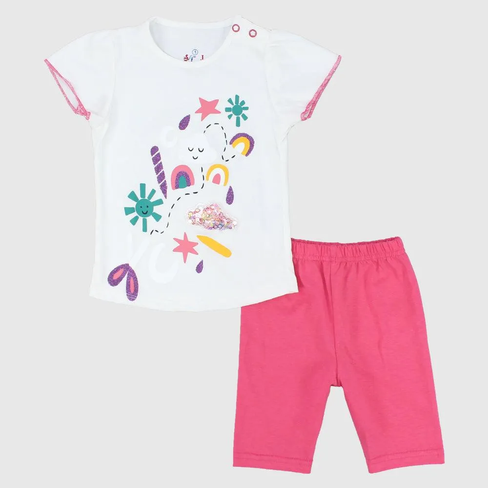 Sleepy Cloud Short-Sleeved Pajama