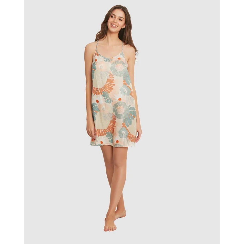 Spaghetti Strap Short Ecovero Viscose Satin Chemise