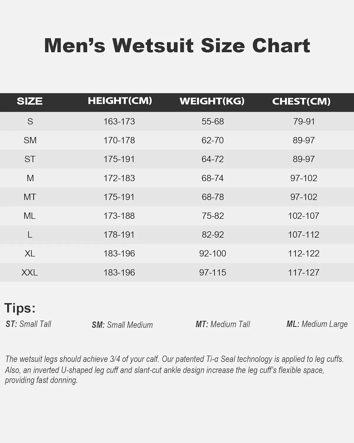 SUMARPO - Mens Wetsuit (Sleeveless) - Nova