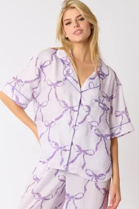 Sweet Dreams Purple Pajama Top