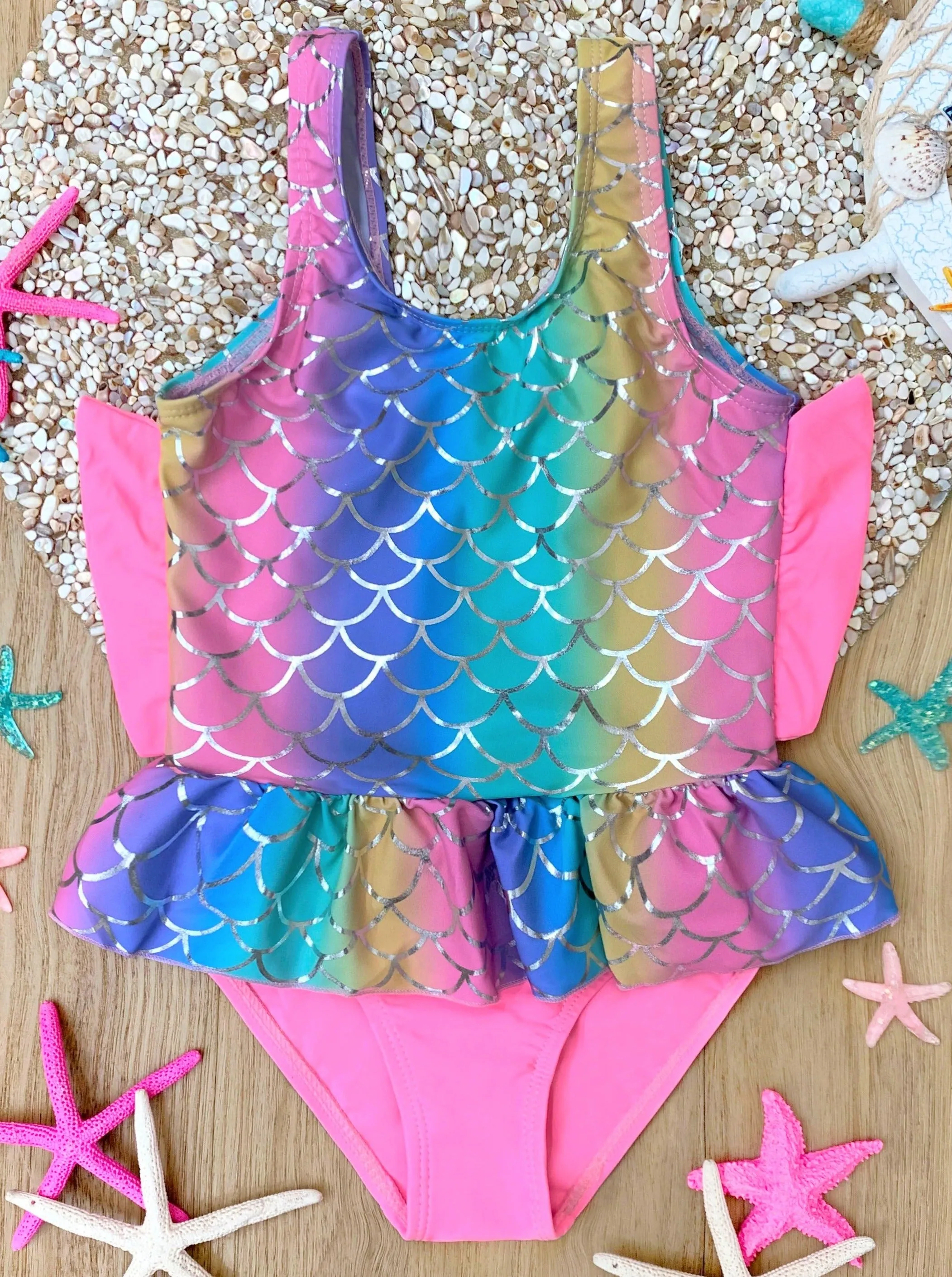 Swim Like A Mermaid One Piece Swimsuit