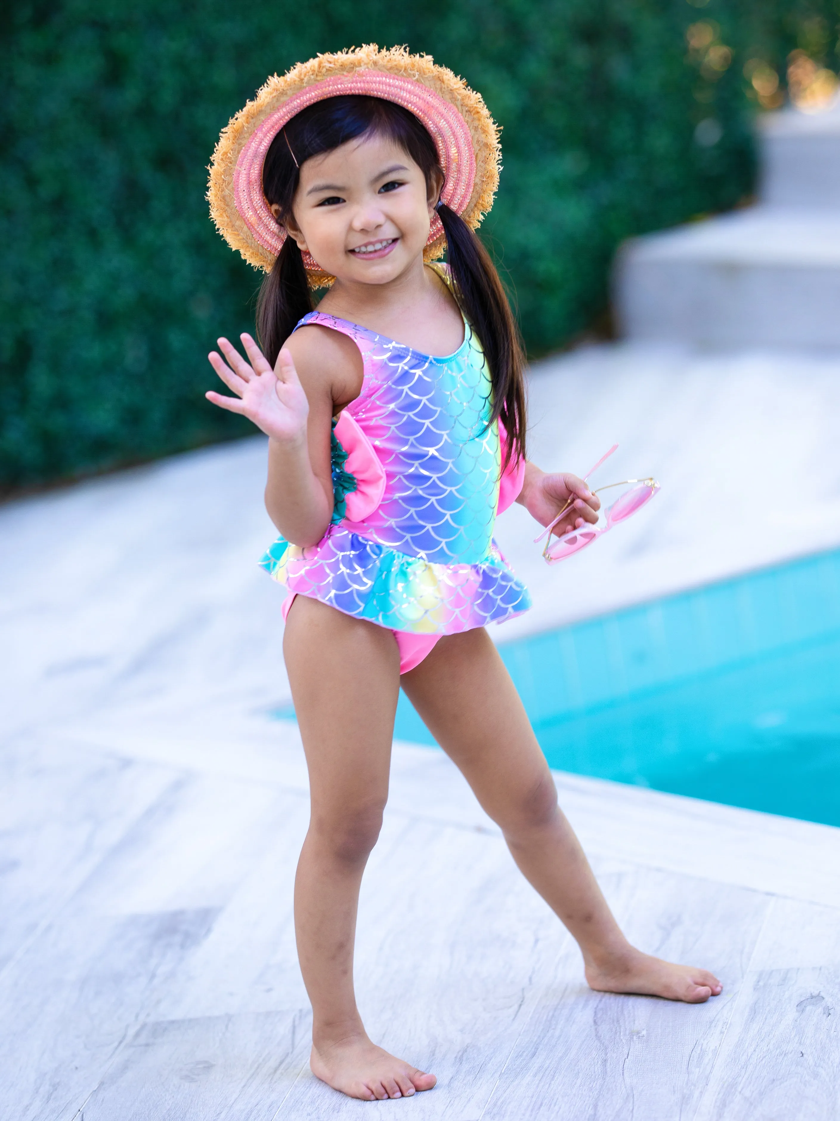Swim Like A Mermaid One Piece Swimsuit