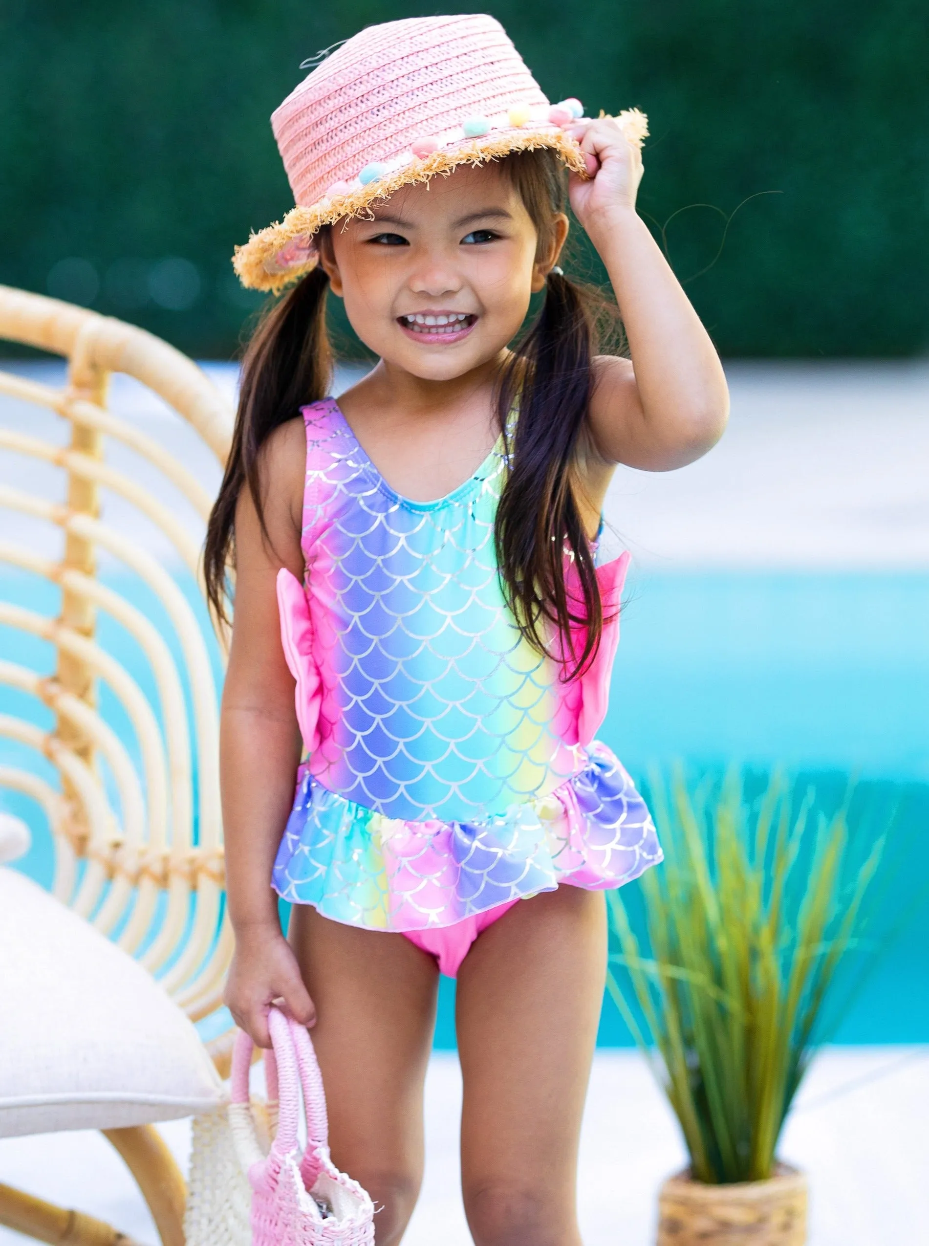 Swim Like A Mermaid One Piece Swimsuit