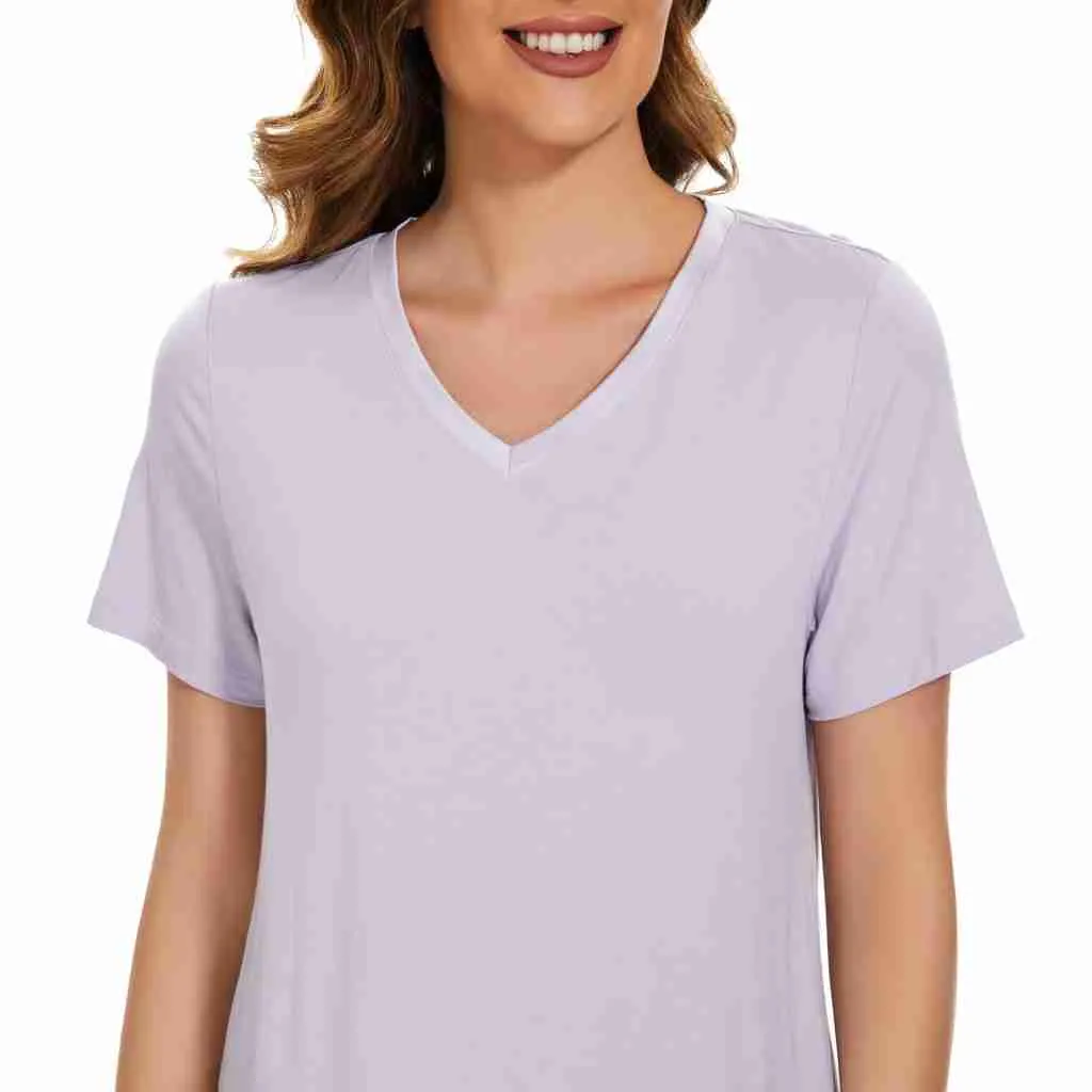 Twilight Bamboo A-Line Short Sleeve Nightdress